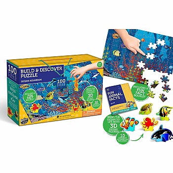 Anker "Build and Discover Puzzle: Ocean Aquarium" (100 pc Puzzle)