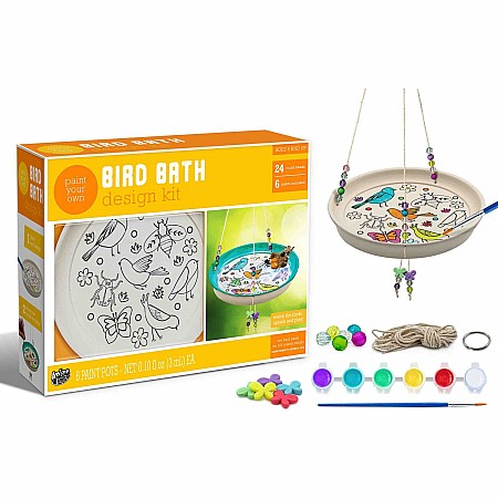 Paint Your Own Bird Bath Design Kit