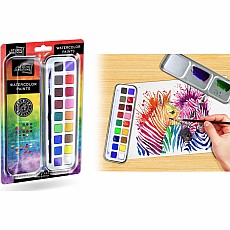 Watercolor Pan and Brush Set