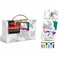 Paint Your Own 3 Mini-Canvas Kit, Tropical Birds