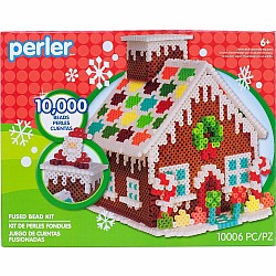 Perler Bead Gingerbread House Kit