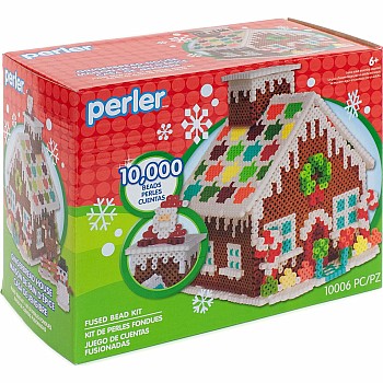 Perler Bead Gingerbread House Kit