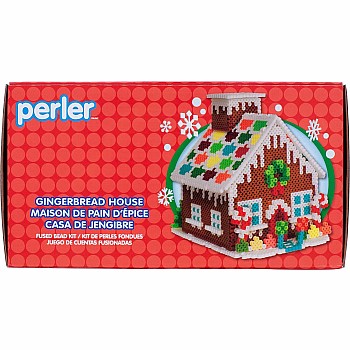 Perler Bead Gingerbread House Kit