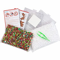 Perler Bead Gingerbread House Kit