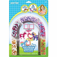 Perler Arch Blister - Rainbow Ponies