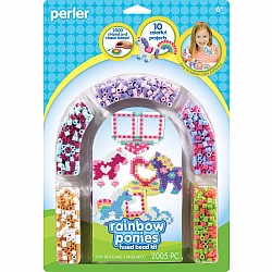 Perler Bead Arch Blister Pack, Rainbow Ponies