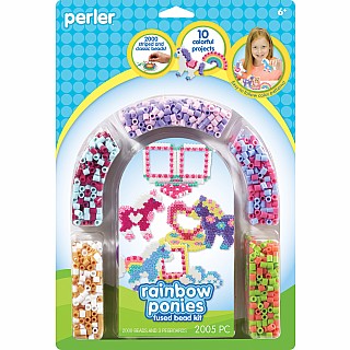 Perler Arch Blister - Rainbow Ponies