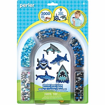 Perler Bead Arch Blister Pack, Sharks