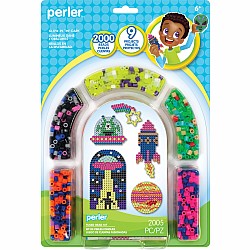 Perler Bead Arch Blister Pack, Outer Space Glow in the Dark