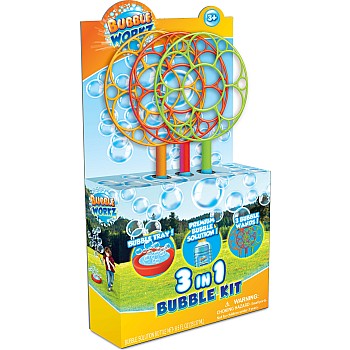 3 in 1 Bubble Wand Kit