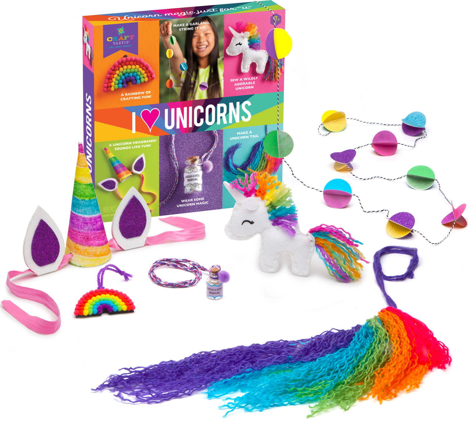Craft Tastic Yarn Unicorns Kit