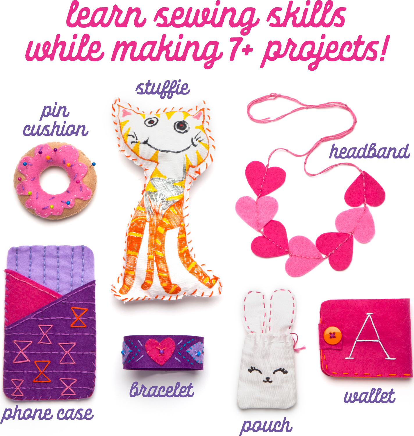 Craft-tastic Learn to Sew Kit - Imagine That Toys