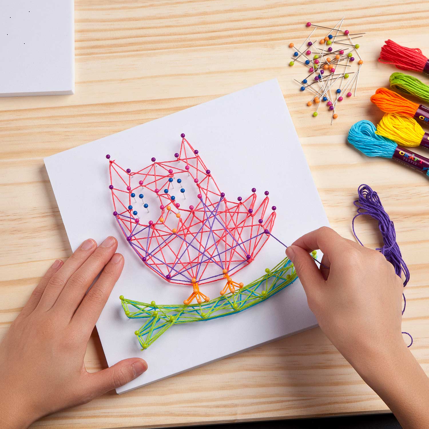 Craft-tastic String Art Kit - Owl - Kidoodles Toy Zone