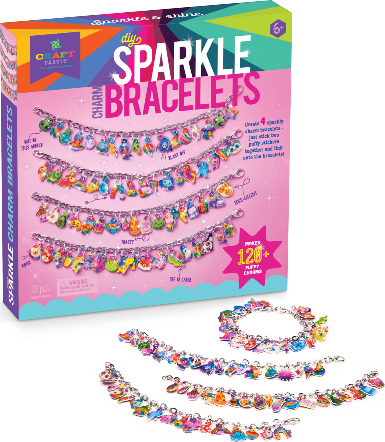 Diy Sparkle Charm Bracelets - Imagination Toys