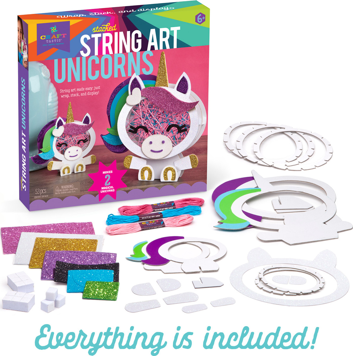 Craft-tastic Unicorn String Art Craft Set