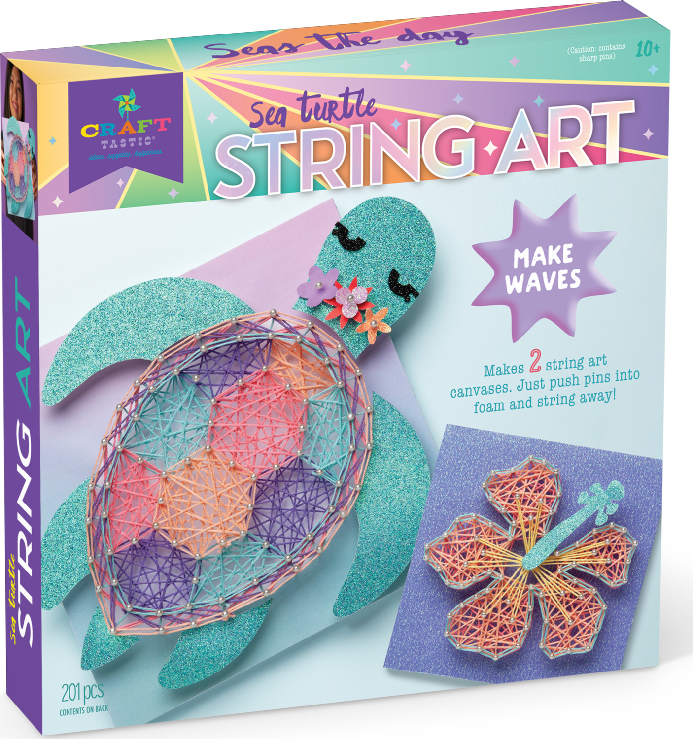 Craft-Tastic Sea Turtle String Art - Franklin's Toys