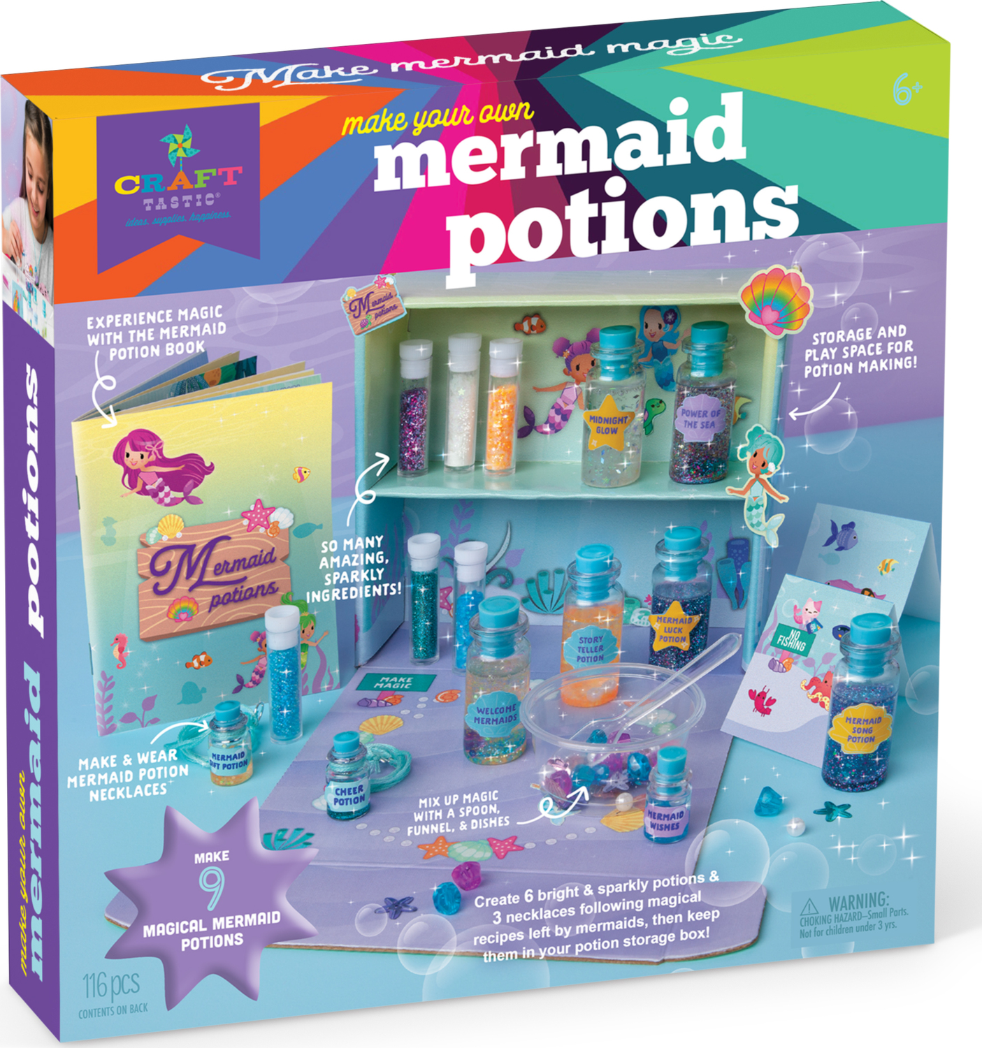DIY Fairy Potions Kit for Kids - Make Your Own Fairy Potions Arts & Crafts  Set - Great Gift for Kits 5 6 7 8 9 10 Years and Up (Fairy)