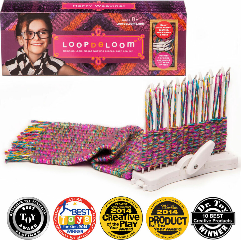 Loopdeloom - Weaving Loom Kit - 4 Kids Books & Toys