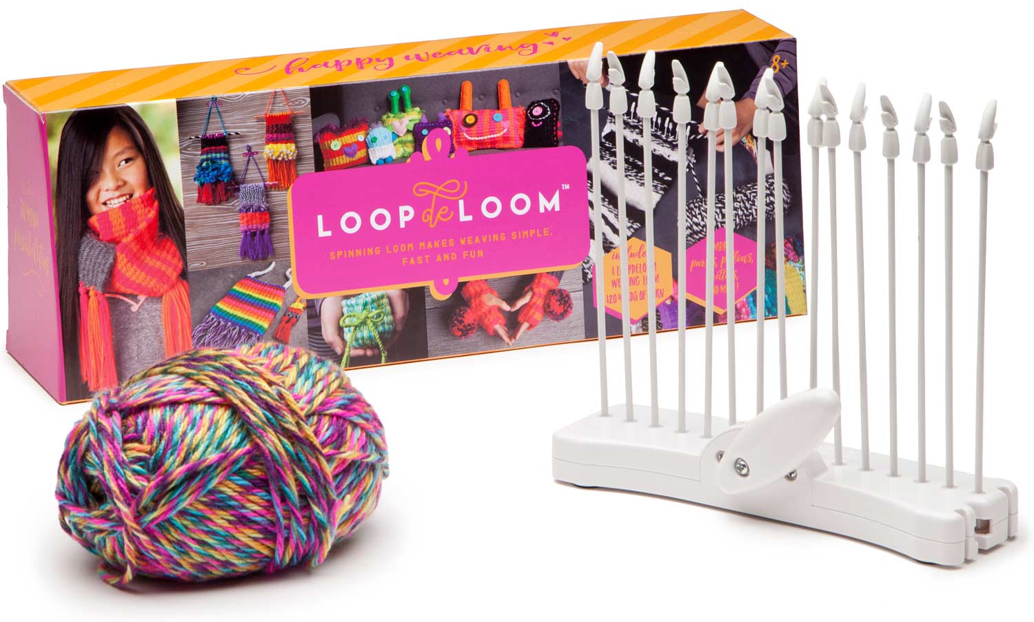 Loopdeloom LWE31 ANN Williams Group Weaving Loom Kit Spinning Multicolor 