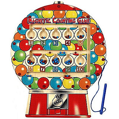 Magnetic Gumball Counting Game