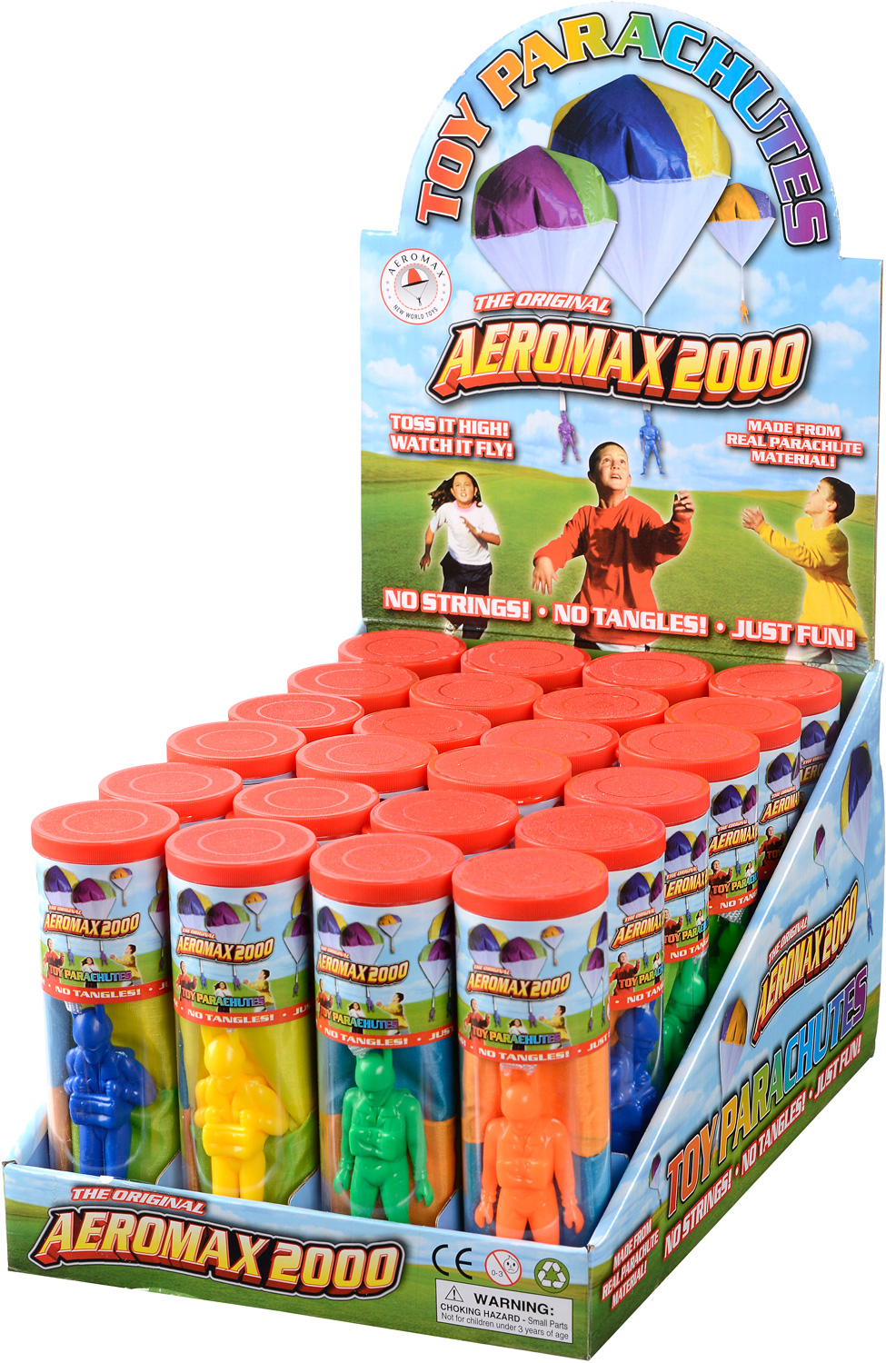 Aeromax 2000 Original Toy Parachute Tangle With No Strings for sale online 