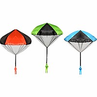 Aeromax Flashing Light-Up Tangle Free Toy Parachute