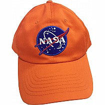 Jr. Astronaut Cap, Orange, Adj Youth Size