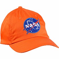 Jr. Astronaut Cap, Orange, Adj Youth Size