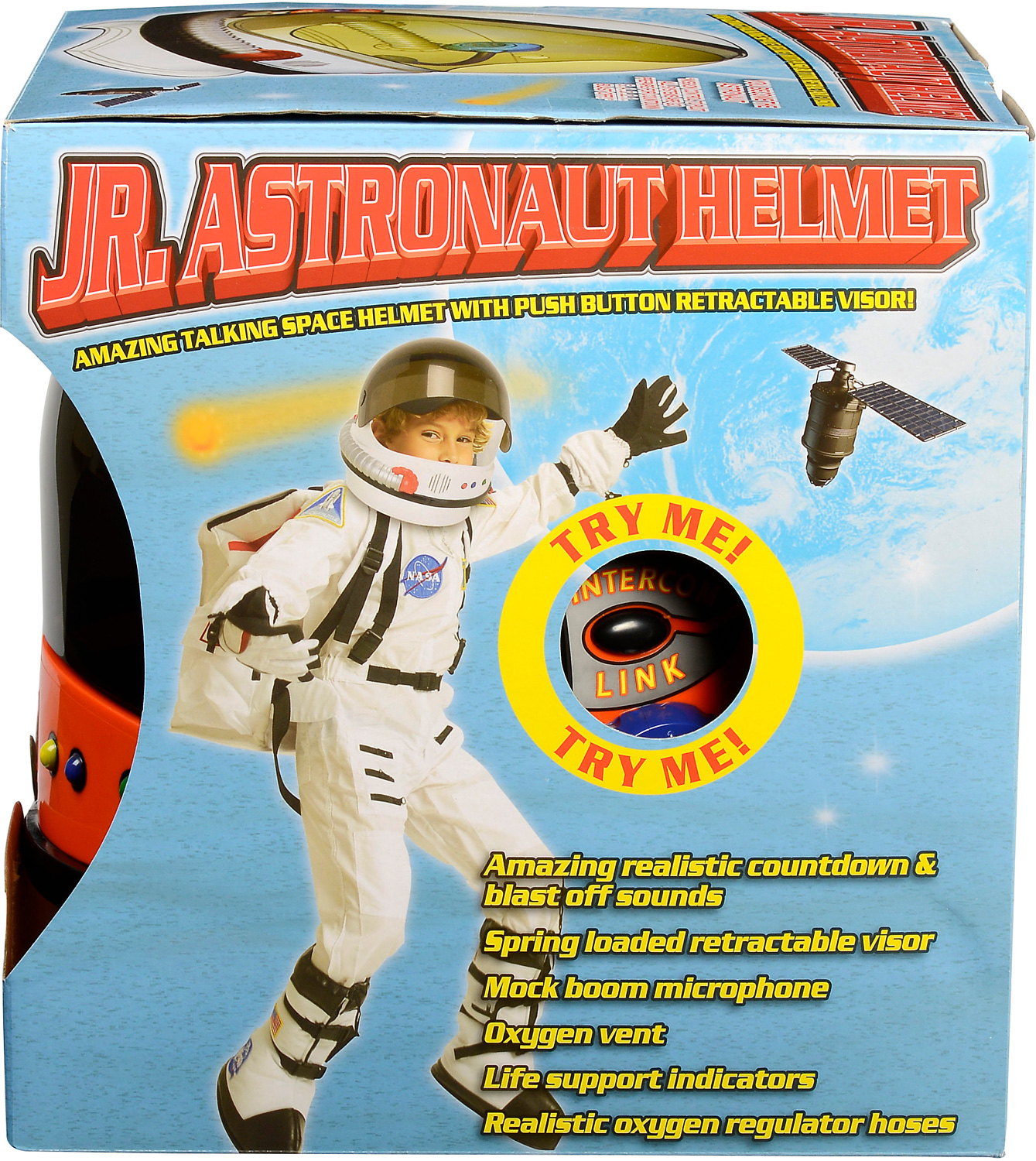 Astronaut Helm Voor Kinderen - Gelicentieerd ESA Europese Ruimtevaartorganisatie - Met Opklapbaar Vizier