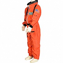 Jr. Astronaut Suit w/Embroidered Cap, size 2/3 (Orange)