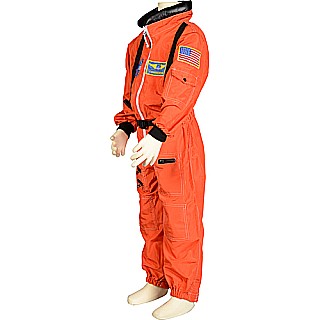 Jr. Astronaut Suit w/Embroidered Cap, size 2/3 (Orange)