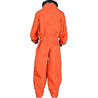Jr. Astronaut Suit w/Embroidered Cap, size 4/6 (Orange)