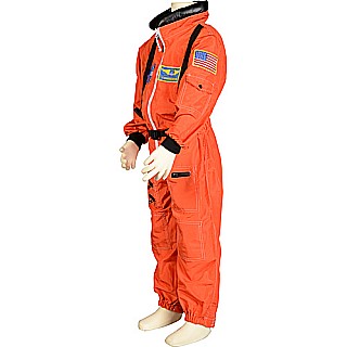 Jr. Astronaut Suit w/Embroidered Cap, size 4/6 (Orange)