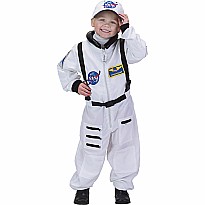 Jr. Astronaut Suit w/Embroidered Cap, size 2/3 (White)