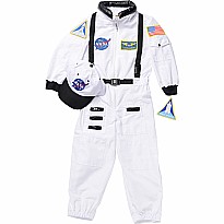 Jr. Astronaut Suit w/Embroidered Cap, size 2/3 (White)