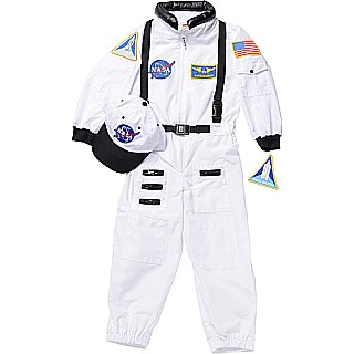 Jr. Astronaut Suit w/Embroidered Cap, size 2/3 (White)