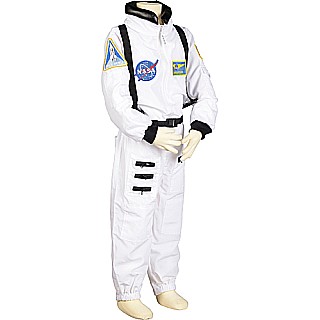 Jr. Astronaut Suit w/Embroidered Cap, size 2/3 (White)