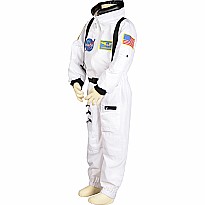 Jr. Astronaut Suit w/Embroidered Cap, size 2/3 (White)