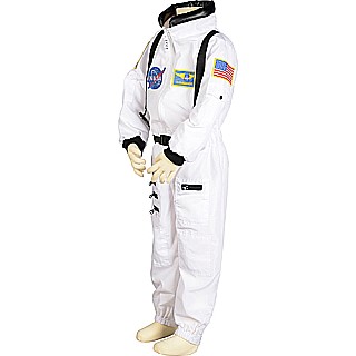 Jr. Astronaut Suit w/Embroidered Cap, size 2/3 (White)