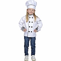 Jr. Chef Jacket w/ Hat, size Large