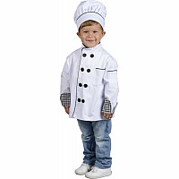 == Storybook Wishes Chef Jacket AND Hat Red White Size 4/6 New 00461 