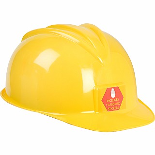 Jr. Construction Helmet, w/assorted stickers, Adj Youth Size 