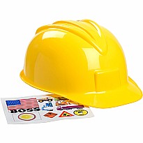 Jr. Construction Helmet, w/assorted stickers, Adj Youth Size 