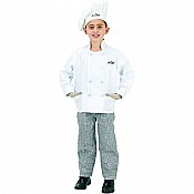 Aeromax Jr. Executive Chef Suit, Child - Sizes Black Trim