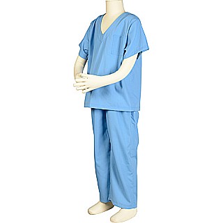 Jr. DR. Scrubs, Size 6/ 8, Blue