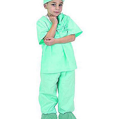Aeromax Jr. Dr. Scrubs, Child - Sizes Green