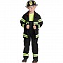 Jr. Firefighter Suit, size 2/3 (Black) (Choice of Helmet Sold Separately)