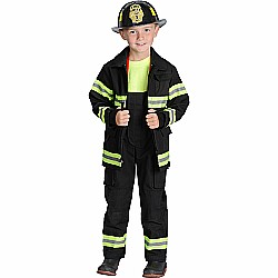 Jr. Firefighter Suit, size 6/8 (Black) (Choice of Helmet Sold Separately)