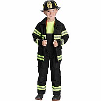 Jr. Firefighter Suit, size 8/10 (Black) (Choice of Helmet Sold Separately)