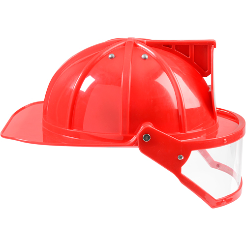 Firefighter Helmet w/Visor, Adjustable, RED Stevensons Toys